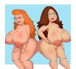 big_breasts breasts family_guy female female_only meg_griffin tagme twitter_link vanilladream34