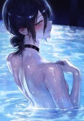 1girls bare_arms bare_back bare_breasts bare_chest bare_hands bare_shoulders bare_skin bare_tits bare_torso black_background black_choker black_hair black_hair_female blush blush_face blushed_face blushing_face blushing_female breasts chainsaw_man choker dark_background dot_nose dripping_water dripping_wet exposed_arms exposed_back exposed_breasts exposed_chest exposed_shoulders exposed_skin exposed_tits exposed_torso fair_skin female female_focus female_only fingers green_eyes green_eyes_female hair_between_eyes half_submerged head_tilt high_resolution highres lean_body lean_figure light-skined_female light-skinned light-skinned_female light_skin light_skin_female light_skinned light_skinned_female lips long_hair looking_at_viewer looking_back looking_back_at_viewer narrow_waist night night_background night_time partially_submerged partially_submerged_legs petite petite_body petite_breasts petite_female petite_girl petite_tits pool profile qiandaiyiyu reze_(chainsaw_man) shoulders sideboob slender_body slender_waist slim_girl slim_waist small_breasts smooth_skin soaked soaked_pussy solo standing submerged_feet submerged_legs teen_girl teenage_girl teenager thin_waist tied_hair tilted_head upper_body water wet wet_ass wet_belly wet_body wet_breasts wet_butt wet_face wet_hair wet_legs wet_pussy wet_skin wet_thighs wet_vagina young_female young_woman