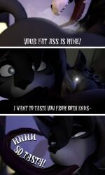 3d all_the_way_through anal anthro ass bedroom big_butt butt_sniffing canid canine canis colby_(domibun) comic cross-eyed deep_rimming digital_media_(artwork) dominant dominant_female duo female female/female forced furchev gag helpless hi_res long_tongue lying mal0 mammal mind_break monster mouth_full musk night nude on_front oral penetration raised_tail rape rimming scp-1471-a scp_foundation sex smelly smelly_butt sniffing source_filmmaker_(artwork) submissive submissive_female tail text tongue wide_eyed wolf
