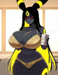 1girls ai_generated anthro big_ass big_breasts curvaceous curvy curvy_figure female female_only huge_ass huge_breasts pokemon pokemon_(species) request solo thick_thighs umbreon voluptuous voluptuous_female wide_hips