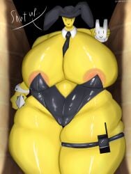 1girls big_breasts bunny_girl dream_game huge_breasts mafioso_(dream_game) mob_face rabbit_ears roblox roblox_game robloxian rule_63 self_upload tagme taller_female yellow_skin youtadaydream