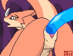 1girls 2015 animated anthro bent_over cave closed_eyes cum cum_in_pussy cum_inside dragon female female_only from_behind horn looking_back loop low_res megawolf77 nude open_mouth orgasm penetration pixel_art pussy see-through see-through_tentacle solo spread_legs tentacle translucent_tentacles vaginal_penetration yellow_eyes