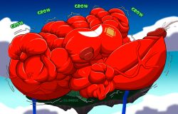 abs balls biceps cum cumming knuckles_the_echidna male muscles muscular muscular_arms muscular_legs muscular_male muscular_thighs outlaw_monkey_x pecs penis sonic_(series)