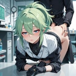 1:1 1:1_aspect_ratio ai_generated anal anal_penetration anal_sex anime anime_style big_ass big_dick big_penis crossdressing femboy flat_chest flat_chested gamefreak gay gay_anal gay_male gay_sex green_hair lips male male/male male_focus male_only male_penetrated male_penetrating male_penetrating_male n_(pokemon) natural_harmonia_gropius nintendo otoko_no_ko otokonoko penis pokemon sex sissy tomgirl trap twink uncensored veiny_penis yaoi