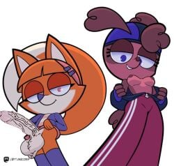 1futa 1girls 2026 4_fingers absurd_res age_difference anthro anthro_female anthro_only bangs big_penis black_clothing black_hat black_headwear black_hoodie black_topwear blue_clothing blue_eyes blue_hat blue_headwear blue_jacket blue_legwear blue_nose blue_thigh_highs blue_topwear bottomless bottomless_female bottomwear breast_size_difference breasts brown_body brown_ears brown_fur brown_nipples brown_nose brown_tail canid canine canis cheek_tuft closed_smile clothed clothed_anthro clothed_female clothing clothing_lift cronofogo cub dipstick_tail dog dog_girl domestic_dog duo edit edited exposed_breasts exposed_pussy eyelashes facial_tuft female female_anthro female_cub female_only fingers flashing flashing_breasts flashing_pussy flat_chested fox fox_girl fur furry furry_female furry_only futanari genitals hair half-closed_eyes hat headgear headwear hi_res hoodie humanoid_genitalia humanoid_vulva jacket legwear looking_at_viewer looking_down looking_down_at_viewer mammal markings medium_breasts mouth_closed multicolored_body multicolored_bottomwear multicolored_clothing multicolored_fur multicolored_shirt multicolored_topwear murphy_and_mitzi narrowed_eyes nipples no_underwear older_female older_female_and_younger_futa open_clothing open_hoodie open_jacket open_topwear orange_body orange_ears orange_fur orange_hair orange_tail pants pattern_bottomwear pattern_clothing pattern_skirt penis pink_body pink_bottomwear pink_clothing pink_eyes pink_fur pink_shirt pink_skirt pink_topwear pointy_ears presenting presenting_breasts presenting_pussy prick_ears purple_eyes red_bottomwear red_clothing red_fox red_pants shirt short_hair simple_background skirt skirt_lift smile snout striped_bottomwear striped_clothing striped_skirt stripes tail tail_markings text thigh_highs toony topless topless_female topwear true_fox tuft tunicorp two_tone_body two_tone_bottomwear two_tone_clothing two_tone_fur two_tone_hat two_tone_pants two_tone_shirt two_tone_tail two_tone_topwear url vivian_(ajmarekart) vulva white_background white_body white_bottomwear white_clothing white_fur white_inner_ear white_pants white_shirt white_tail white_tail_tip white_topwear young young_anthro young_female younger_futa zoe_(ajmarekart)