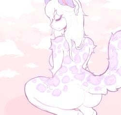 animal_ears animal_tail anthro anthro_female anthro_focus anthro_only ass back_view breasts closed_eyes curvy curvy_female curvy_figure female female_anthro female_focus female_only furry furry_female furry_only ichiigoneko kneeling kohana long_hair naked naked_anthro naked_female nude nude_anthro nude_female nyawe on_knees rear_view rosettes snow_leopard snow_leopard_ears snow_leopard_girl snow_leopard_spots snow_leopard_tail solo solo_anthro solo_female solo_focus tail thighs viewed_from_behind white_fur white_hair wide_hips