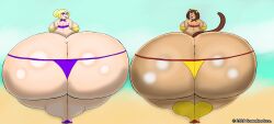 2026 2girls big_ass cowerkerduce female female_only gameoverse glitch_productions kit_(gameoverse) kit_bodega miss_information_(gameoverse)