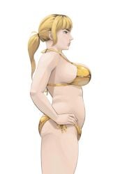 1girls big_breasts big_thighs bikini bikini_bottom bikini_top breasts busty busty_female curvy curvy_body curvy_female curvy_figure curvy_hips fanic fear_and_hunger fear_and_hunger:_termina golden_week karin_(fear_and_hunger) large_breasts slightly_chubby slightly_chubby_female tits