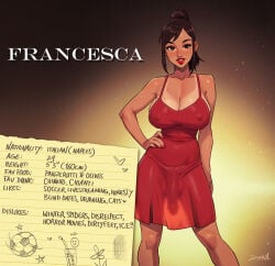 1futa dorndraws dress futanari italian_female penis solo tan_body tanline trans_woman transparent_clothing