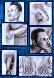 big.little.lines big_dick big_penis british_male flaccid_dick flaccid_penis hand_drawn hand_drawn_art hard_cock hard_on pencil_(artwork) pencil_sketch penis portrait semi_hard sketches_by_adab