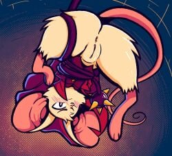 1girls anus ass bottomless female furry mina_(mina_the_hollower) mina_the_hollower n0valove pussy tagme