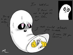 anus ass blush dialogue female gaping ghost heart mrmilky napstablook open_mouth pussy rule_63 simple_background spirit spread_pussy spreading sweat undertale video_games