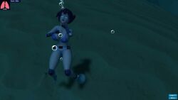 asphyxiation barefoot drowning feet gulping marina_waterson tagme underwater underwater_peril video