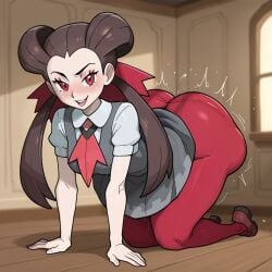 ai_generated big_ass fat_ass gvukub huge_ass nintendo pokemon roxanne_(pokemon) thick_thighs