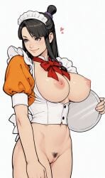 ai_generated female long_hair nude pubic_hair