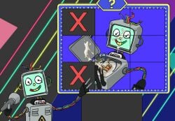 1girls 3:2 ? after_sex animate_inanimate anonymous_artist artist_request battery crossed_out cum cum_inside cum_on_body cum_on_face dont_hug_me_im_scared electracey female filled_belly filled_with_cum for_a_head full_of_cum game_show grey_body looking_at_belly looking_at_own_belly looking_at_self looking_at_stomach looking_at_viewer looking_down microphone multicolored_arms multicolored_hair multicolored_teeth non-human non-human_only nude nude_female on_back open_stomach plug robot robot_girl robotic screen screen_face screw screws solo solo_female source_request stomach stomach_filled_of_cum teeth teeth_showing unknown_artist unusual_anatomy unusual_hands wire wire_hair wires x_(symbol)