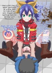 1boy 1boy1girl 1girl 1girls accidental_impregnation angry angry_expression angry_face arrogant blue_hair card celina clothed_sex cum cum_in_pussy cum_inside cyan_eyes defeat_sex dialogue duel duel_masters duel_monster english english_text fertilization holding_arm impregnation impregnation_risk jacket losing_bet lost_bet missionary_position nom_(pixiv) on_the_floor on_the_ground ovum ovum_with_face penis reward_sex serena_(yu-gi-oh!_arc-v) sexually_ignorant sperm sperm_meets_ovum text torn_pantyhose unfazed_by_impregnation unwanted_impregnation vaginal_penetration yu-gi-oh! yu-gi-oh!_arc-v