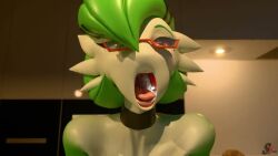16:9 3d_(artwork) 3d_animation animated anthro belly big_breasts bodily_fluids breasts choker digestion digital_media_(artwork) female gardevoir generation_3_pokemon genitals gulp_(sound_effect) hi_res humanoid hungry jewelry mouth_shot navel neck_bulge necklace nintendo nipples nude object_vore open_mouth oral_vore penetration pokeball pokeball_insertion pokeball_vore pokemon pokemon_(species) rumbling_stomach saliva short_playtime sirnurbs solo sound sound_warning swallowing swallowing_pokeball tagme throat uvula video vore vulva warfare_gardevoir warfaremachine_(modeler) widescreen