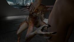 1boy 1boy1girl 1girl1boy 1girls 3d 3d_(artwork) 3d_render alien alien/human alien_girl avian bed bedroom bird_girl blender blowjob breasts breasts_out consensual cum cum_in_mouth cum_in_nose cum_on_face cum_out_nose cum_string digitigrade fellatio female_alien female_kig-yar female_monster halo_(game) halo_(series) hand_on_head holding_hands human_male human_male_on_alien_female ibie'shan jackal_(halo) kig-yar monster_girl naked nude nude_female nude_male scalie self_upload vektrie visible_nipples yellow_eyes