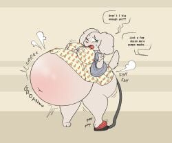 big_ass big_breasts breasts bubble_butt female furry huge_ass huge_breasts inflation thick_thighs wide_hips woompwoop