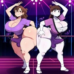 2futas ai_generated ass ass ass_jiggle ass_shake ass_wobble big_ass big_breasts big_butt breasts erection erection_under_clothes erection_under_loincloth fundoshi fundoshi_futanari fundoshilover101 futanari happi_(clothing) huge_ass huge_breasts huge_butt jaiden jaiden_animations loincloth nightclub sarashi tabi_socks