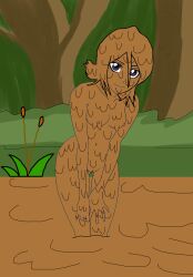 1girls bleach breasts cave_girl cavegirl cavewoman completely_covered_in_mud completely_naked completely_nude covered_in_mud dirty dirty_girl edit female jungle kuchiki_rukia mud muddy naked nipples nude redguy7 solo