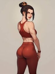 ai_generated avatar_the_last_airbender azula booty fitness sexy_pose