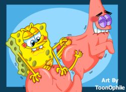 2boys ass buttjob doggy_style gay hot_dogging hotdogging male male/male male_only nickelodeon patrick_star penis sea_sponge self_upload smooth_skin spongebob_squarepants spongebob_squarepants_(character) spongebob_squarepants_(series) starfish toonophile yaoi