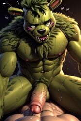 2boys ai_generated anal cum_drip gay male/male male_only musk springtrap_(fnaf) tagme