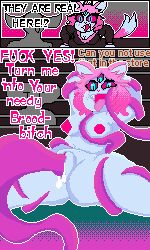 3:5 animated anormalzombie anthro bodily_fluids breasts demon digital_media_(artwork) emberlynn_pinkle emberlynn_pinkle_(demon_form) english_text felid feline female genital_fluids genitals held_up helluva_boss humanoid mammal midair mythology nipples nude open_mouth penetration pixel_(artwork) pixel_animation pussy sex short_playtime simple_background solo tentacle tentacle_penetration tentacle_sex text tongue tongue_out vaginal_penetration