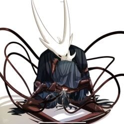 ambiguous_gender ambiguous_penetration broken_vessel holding_partner hollow_knight lost_kin male penetration tentacle vessel_(species)