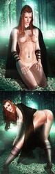 breasts elf female nude pussy red_hair tauriel the_hobbit