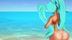 1girls 3d animated areolae ass beach big_ass big_breasts brazilian_miku breasts completely_nude completely_nude_female dancing danielitauwu123 female female_only hatsune_miku naked naked_female nipples nude nude_female pussy solo solo_female tagme video vocaloid