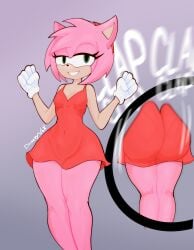 1girls 2024 amy_rose anthro ass ass_clapping ass_in_dress big_ass bubble_butt clapping_cheeks dress dweezyvox fat_ass female female_only hedgehog huge_ass large_ass looking_at_viewer png smile solo sonic_(series) sonic_the_hedgehog_(series) thick_ass thick_thighs twerking wide_hips