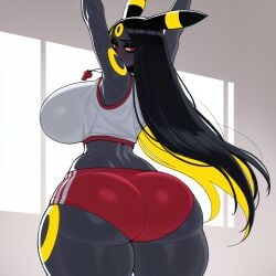 1girls ai_generated anthro big_ass big_breasts curvaceous curvy curvy_figure female female_only huge_ass huge_breasts pokemon pokemon_(species) solo thick_thighs umbreon voluptuous voluptuous_female wide_hips