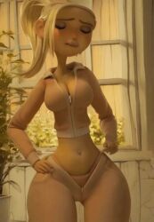 3d ai_generated big_breasts courtney_babcock paranorman shaking_breasts sweater tagme video wide_hips