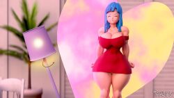 1female 1girls 3d 3d_(artwork) big_breasts big_breasts big_hipped big_hips big_thighs blue_hair breasts breasts child_bearing_hips cleavage dragon_ball dragon_ball_z fat_thighs female female female female_focus female_only hips hips_wider_than_shoulders huge_hips huge_thighs large_hips large_thighs maron massive_thighs solo solo_female solo_focus tagme tahlian thick_thighs thighs thunder_thighs wide_hips