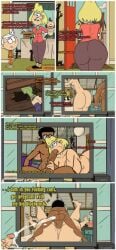 age_difference black_penis blonde_female blowjob cheating_wife clyde_mcbride cuckold dark-skinned_male ejaculation interracial lincoln_loud lynn_loud_sr. motherly_cuckold nachosik older_female rita_loud size_difference the_loud_house tv voyeur younger_male