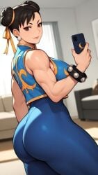 ai_generated ass big_ass big_breasts breasts capcom chun-li mature_female milf street_fighter thick_thighs thunder_thighs wide_hips