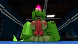 3d anthro balls breasts cock furry futanari intersex kaiju_paradise looking_at_viewer pink_nipples ravenuwu roblox roblox_game self_upload shark tagme watermelon_shork_(kaiju_paradise)