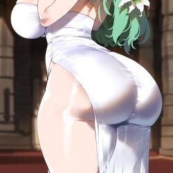 1girls ai_generated ass ass_focus bare_thighs big_ass big_breasts big_butt big_thighs cleavage clothing curvy curvy_female curvy_figure day dijiai dress female female_only fire_emblem fire_emblem:_three_houses focus from_front_position from_side front_view green_eyes green_hair hair_flower hourglass_figure huge_ass huge_breasts indoors long_hair looking_at_viewer lower_body nsfw pelvic_curtain rhea_(fire_emblem) round_ass round_butt standing strapless thiccwithaq_(ai_style) thick thick_ass thick_butt thick_legs thick_thighs thighs wide_hips