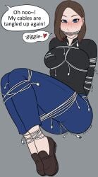 2021 bondage brown_hair cable cables female samsung samsung_sam tagme xxxx52