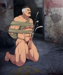 balls bara boner cum erection facial_hair invincible male male_only moustache muscles muscular nolan_grayson nude omni-man orgasm penis ryans solo solo_male