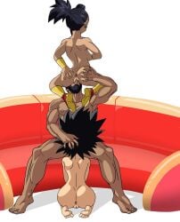 1boy 2girls anonymous_male ass ass_focus beard big_nutt black_hair blowjob caulifla dragon_ball dragon_ball_(series) dragon_ball_super female female_focus from_behind kale licking licking_pussy male male/female multiple_females multiple_girls oral oral_penetration oral_sex rear_view saiyan saiyan_girl sex shounen_jump shueisha sister/sister sister_and_sister sisters sucking sucking_penis threesome toei_animation trio trio_focus universe_6 weekly_shonen_jump weekly_shounen_jump