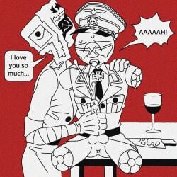 amputation countryhumans eroguro gay gore nazi_germany_(countryhumans) octodyer soviet_union_(countryhumans) ushanka wine