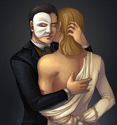 arms_behind_back erik male male_only multiple_males phantom phantom_of_the_opera phantom_of_the_opera_(character) raoul tagme yaoi