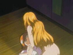 animated bandages bleach canon cap cast clothed_female_nude_female inoue_orihime lowres matsumoto_rangiku screencap sexually_suggestive