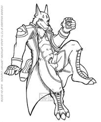 anthro doggie_krugger furry male_only super_sentai tagme tokusou_sentai_dekaranger