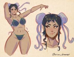 chun-li from street fighter by brian shearer