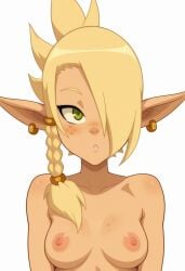 cleophee wakfu 1girls blonde_hair elf elf_ears elf_female cra tagme ai_generated